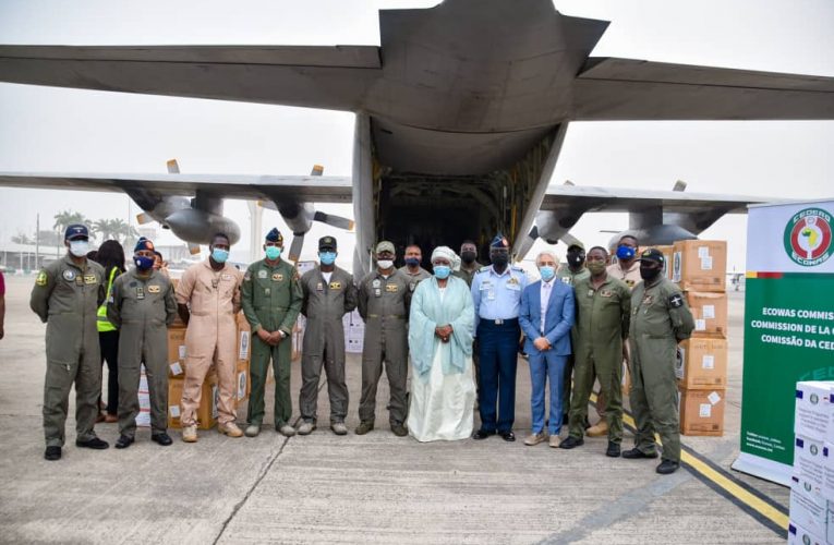 NAF Commences Airlift Of Covid-19 Relief Materials To West African Countries.