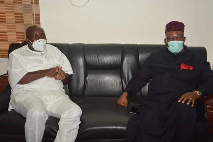 Niger Delta Affairs Minister, Senator God’swill Akpabio Visits APC Secretariat.