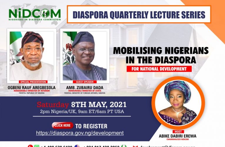 NIDCOM Holds Maiden Diaspora Quarterly Lecture.