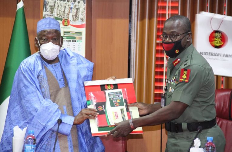 Ganduje  Visits COAS, Harps On Cooperation.