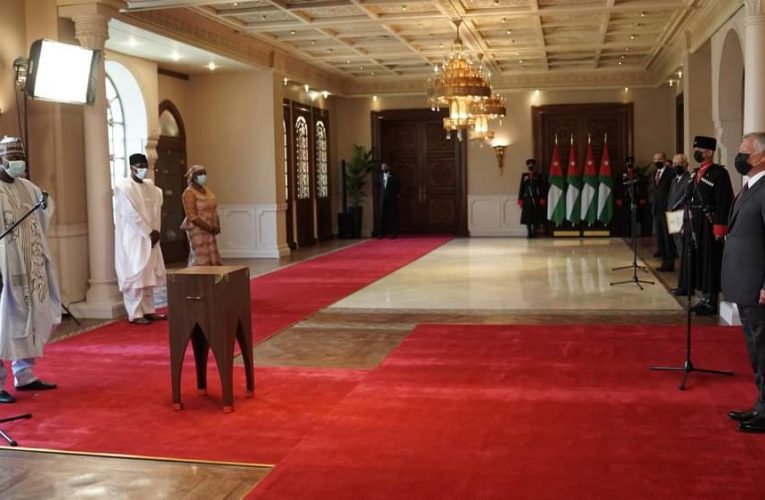 Nigeria’s Envoy Presents Letter Of Credence To The Jordanian King.