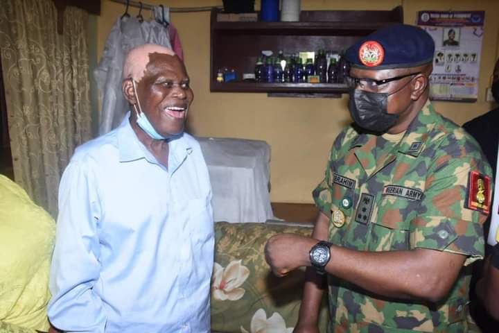 The DG NYSC Visits Reverend Dr. Oluwole Adetiran – Composer of NYSC Anthem.