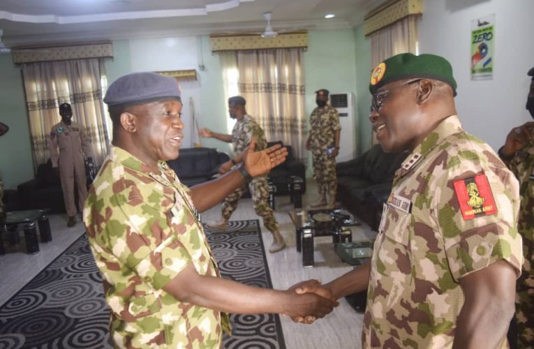 COAS, CAS In Maiduguri, Celebrate Sallah With Air Component Personnel Of Operation Hadin Kai.