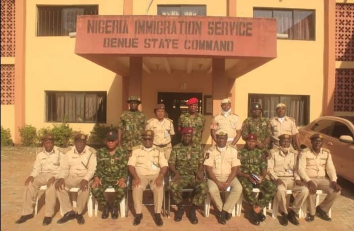 COMMANDER 401 SPECIAL FORCES BRIGADE CALLS FOR MORE SYNERGY AND INTER-AGENCY COOPERATION BETWEEN ARMY AND SECURITY AGENCIES IN BENUE STATE.