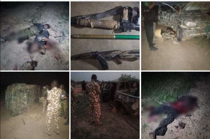 OPERATION HADIN KAI :Troops On Trail Of Terrorists Recover Arms And Ammunition, Truck Of Petroleum Oil And  Lubricant ,Neutralise Several Terrorists.