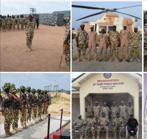 OPERATION HADIN KAI: THEATRE COMMANDER VISITS TROOPS IN FRONTLINE ,Assures Of COAS’ promise Of Reward For Gallantry, Logistics Provisions.