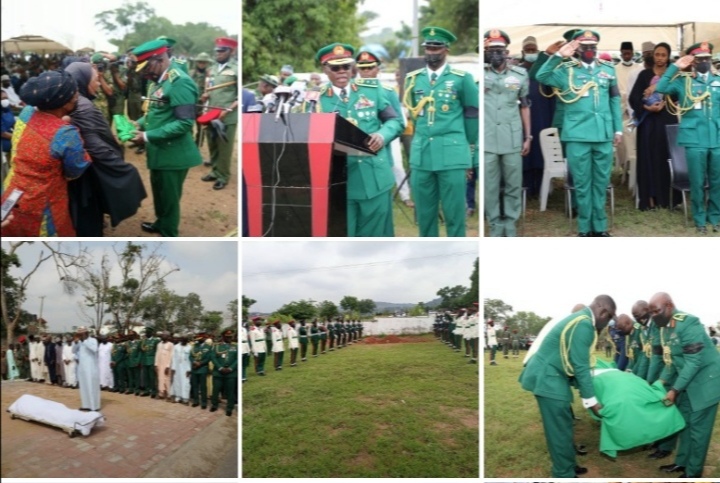 MAJOR GENERAL HUSSEIN AHMED LAID TO REST.