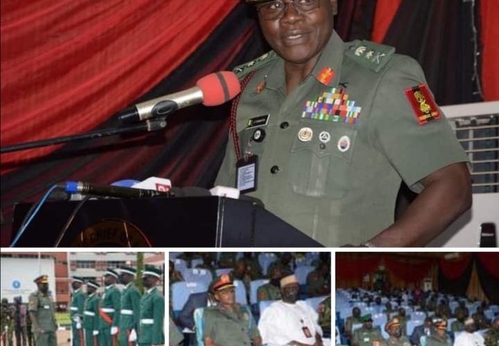 COAS REAFFIRMS COMMITMENT TO REPOSITION NIGERIAN ARMY FOR EFFICIENT OPERATIONS.