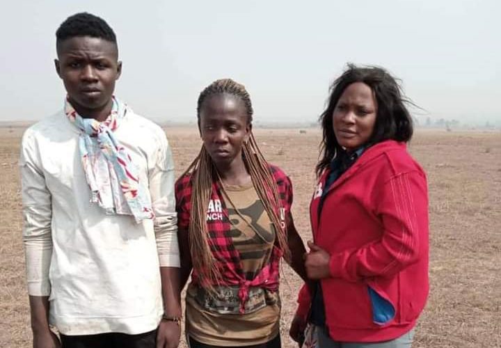 TROOPS OF OPERATION SAFE HAVEN RESCUE THREE KIDNAPPED STUDENTS OF PLATEAU STATE POLYTECHNIC