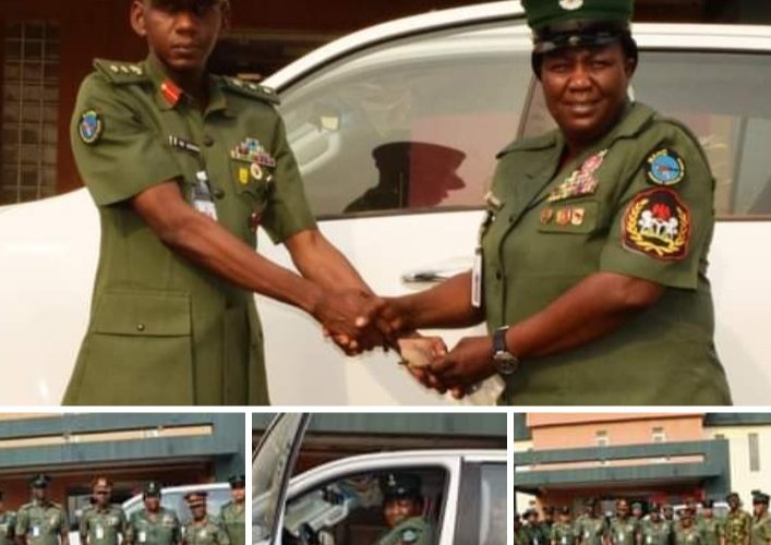 COAS DONATES BRAND NEW TOYOTA HILUX TO RSM NIGERIAN ARMY WOMEN’S CORPS.