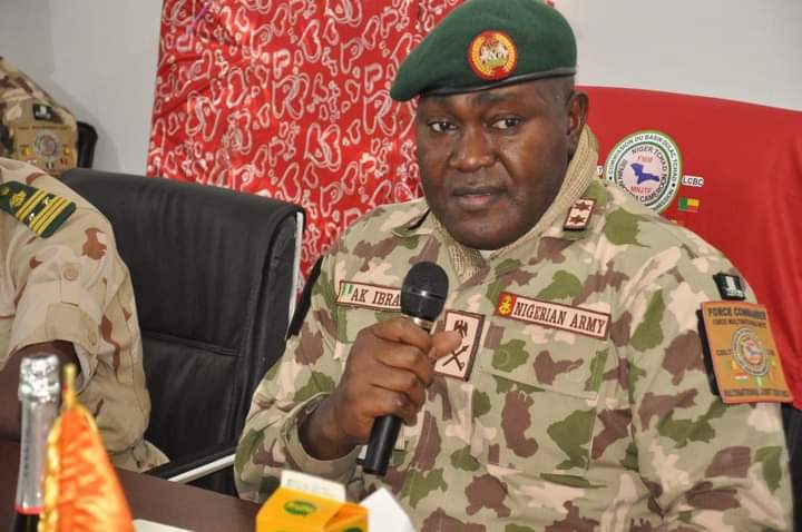 LAKE CHAD: MNJTF FORCE COMMANDER REITERATES GLOBAL ALLIANCE AS PANACEA TO ENDING TERRORISM.