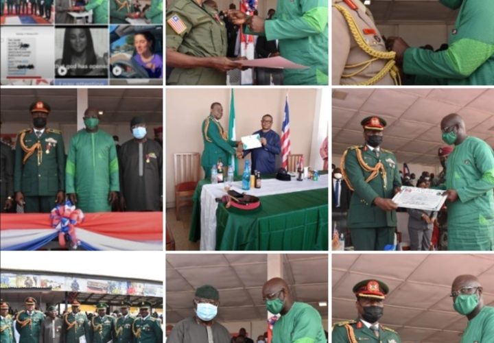 LIBERIAN PRESIDENT CONFERS AWARD ON NA OFFICERS FOR EXEMPLARY SERVICE