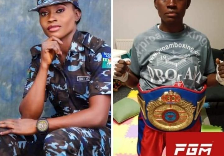 IGP COMMENDS COP FOR CLINCHING THE WBF SUPER BANTAMWEIGHT FEMALE TITLE BELT