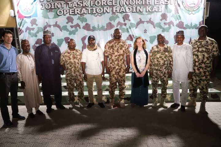 THEATRE COMMANDER PLAY HOST TO HIGH POWERED DELEGATION FOR PEACE IN NORTH EAST.