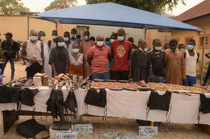 POLICE ARREST 30 SUSPECTS FOR COMPLICITY IN BANDITRY, KIDNAPPING, ARMED ROBBERY, MURDER, OTHER VIOLENT CRIMES