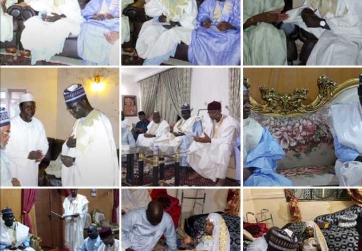 AMBASSADOR BURATAI PAYS A CONDOLENCE VISIT TO THE FAMILY OF LATE BARKINDO AND THE LAMIDO OF ADAMAWA.