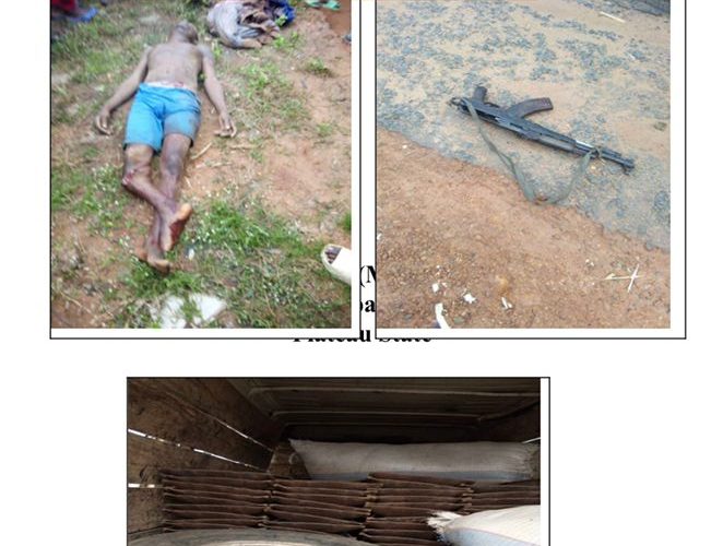 TROOPS OF OPERATIONS WHIRL STROKE AND SAFE HAVEN ARREST BANDITS AND KIDNAPPERS RECOVER ARMS AMMUNITIONS AND VANDALIZED RAIL SLEEPERS IN NASARAWA PLATEAU AND KADUNA STATES.