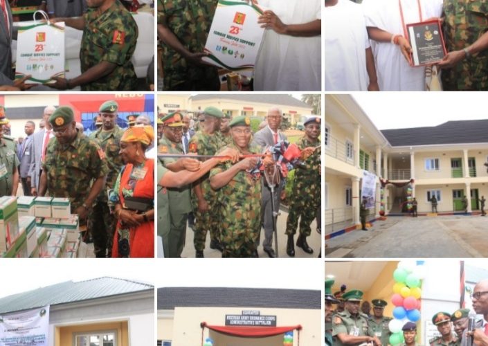 GOV SANWO OLU URGES NA TO SUSTAIN EFFICIENT TRAINING TO ENHANCE FIGHT AGAINST SECURITY CHALLENGES, As COAS Inaugurates Welfare projects.