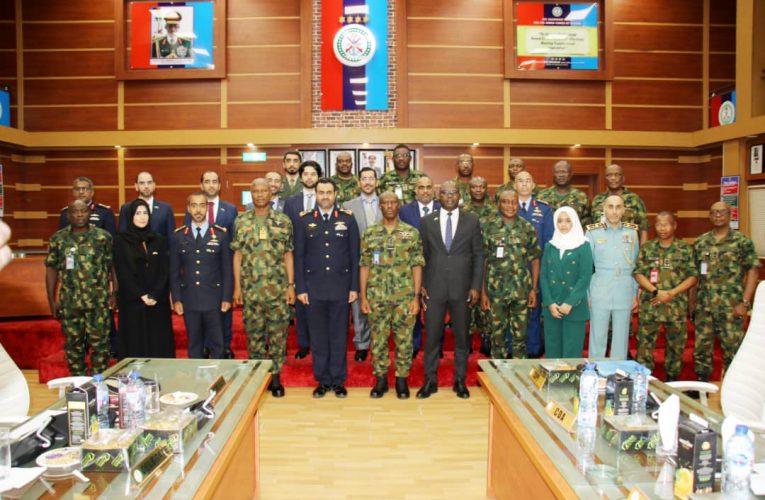 Participants Of UAE Defence College Visit Defence Headquarters.