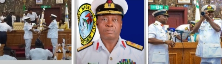 Rear Admiral Ogalla Takes Over As Nigeria’s 24th Naval Chief.