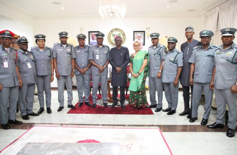 Ag. CGC Visits Lagos State Governor, Sanwo-Olu; Pledges Partnership With State Government