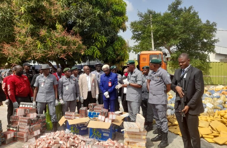 Nigeria Customs Seizes Illegal Drugs Hands Over To NDLEA.