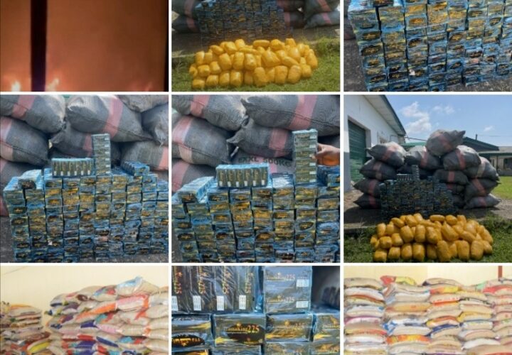 Western Marine Customs Of Nigeria Customs Service Intercepts Massive Smuggling Operations, Seizes Contraband Worth Over 900 Million Naira.