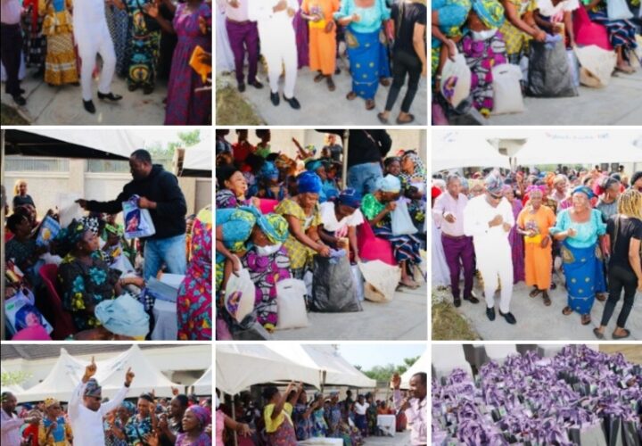 CHRISTMAS CELEBRATION: Brigadier General Nwoko Fetes With Widows Of Aniocha North,Distributes Palliatives To Over 300 Widows.