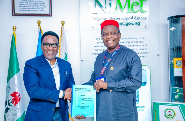 NiMet And Unizik Sign MoU To Build Weather Station.