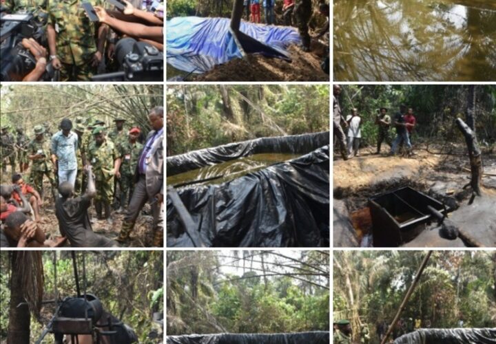 Massive Operational Breakthrough, As Troops Bust Illegal Oil Bunkering Site At Etche, Rivers State.