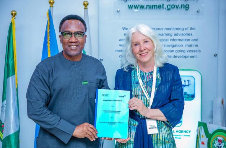 Photo News : NiMet And TAHMO Sign MoU To Expand Network Of Weather Stations Across Nigeria.