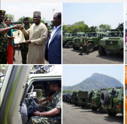 DHQ Receives Improved Armour Personal Carriers To Curb Insecurity In Nigeria.