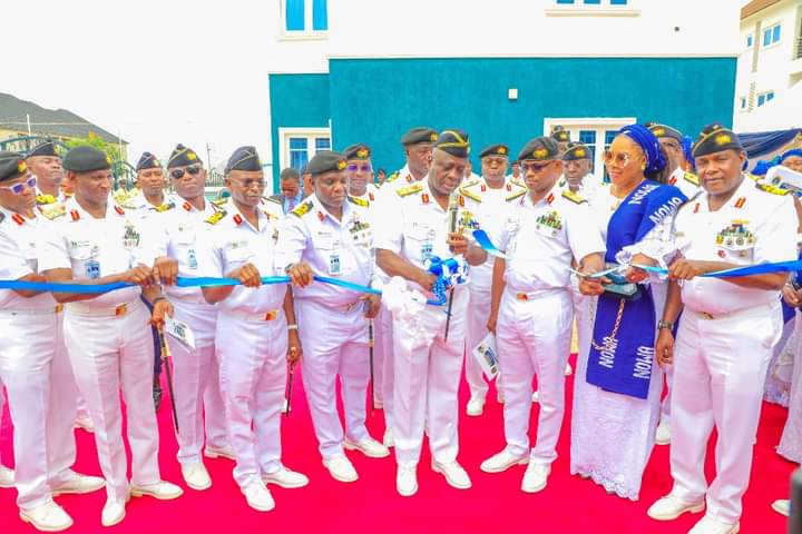 Naval Chief,Ogalla Inaugurates  New Apartments For Senior Ratings In Abuja.