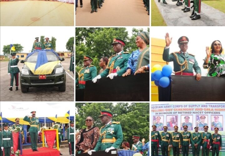 Nigerian Army Corps Of Supply And Transport Honours Retired Generals With A Grand Farewell Pullout Parade.