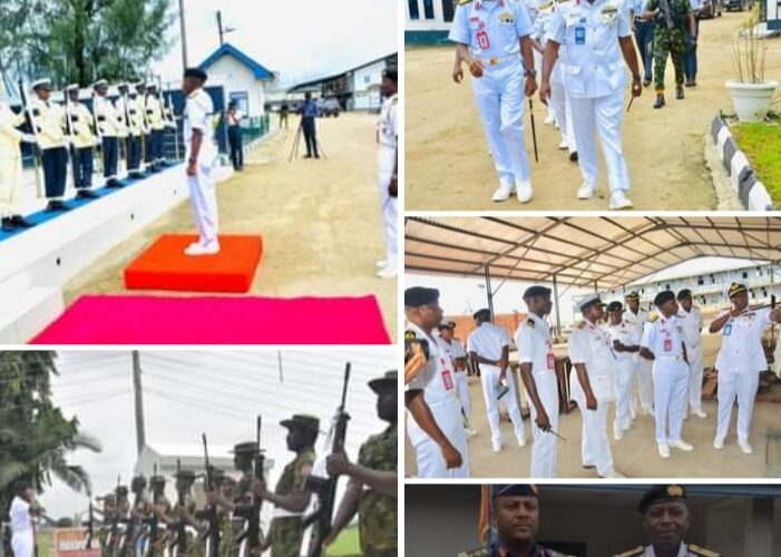 The Flag Officer Commanding Naval Training Command Embarks On Courtesy Visits.