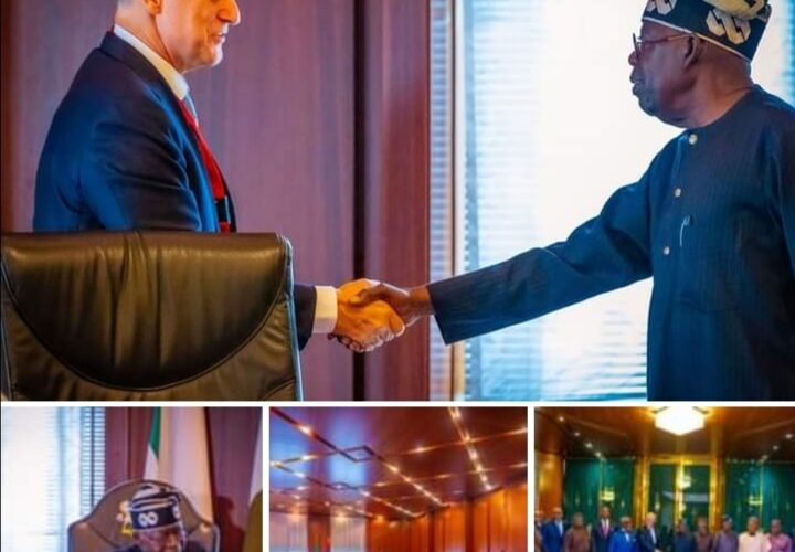 PRESIDENT TINUBU RECEIVES STANDARD CHARTERED BANK EXECUTIVES, SAYS GREEN INDUSTRIAL VISION COMPLEMENTARY TO OIL AND GAS INVESTMENT DRIVE.