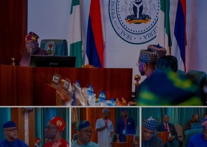 PRESIDENT TINUBU URGES GOVERNORS TO MEET TARGETS ON FOOD SECURITY; APPROVES IMMEDIATE ROLLOUT OF NATIONAL CONSTRUCTION AND HOUSEHOLD SUPPORT PROGRAMME.