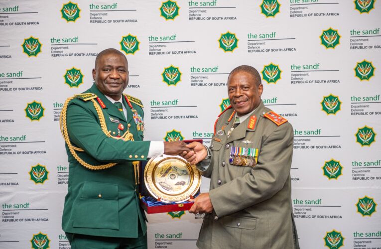 CDS Receives Grand Reception From South African Counterpart, Harps On Security Cooperation.