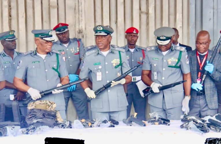 Nigeria Customs Intercepts N270m Weapons At Lagos Airport..