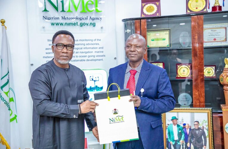 NiMet, Bingham University Discuss Mutual Areas Of Interest To Strengthen Early Warnings.