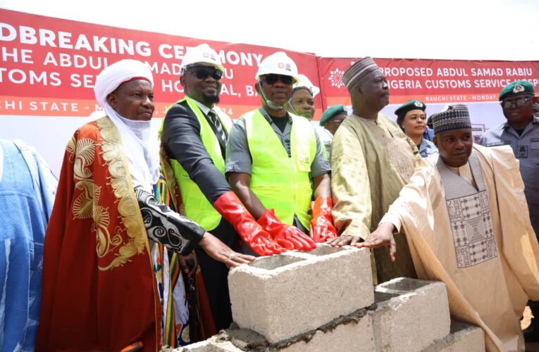 Customs CG Performs Groundbreaking Ceremony Of 30-Bed Ultra-modern Reference Hospital In Bauchi.