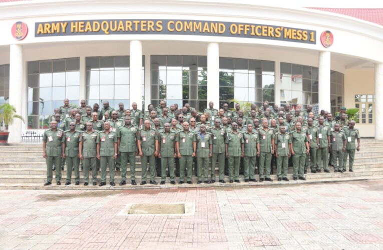 COAS Charges Field Commanders To Continuously Review Contingency Plans To Enhance Preparedness To Tackle Security Challenges As Second Senior Command, Leadership Seminar commences In Abuja.