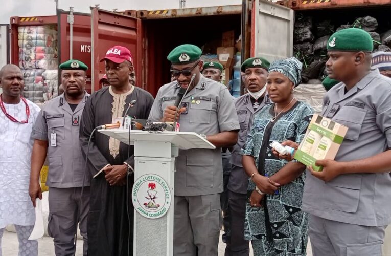 Apapa Customs Intercepts 7 Illegally Imported Containers.