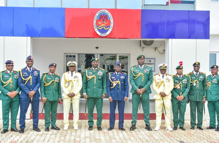 President Tinubu Salutes The Valour And Bravery Of The AFN, Pledges Govt Support For AFCSC Developmental Strides.