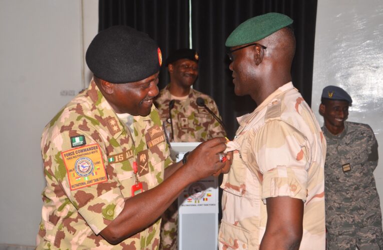 MNJTF Awards Medals To Outgoing Military Staff Officers.