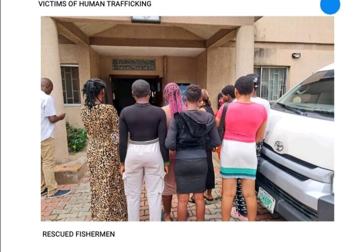 Nigerian Navy Rescues 8 Victims Of Human Trafficking, Two Drowning Fishermen.