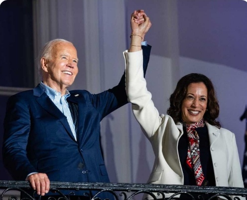 Joe Biden Backs VP Kamala Harris For President.