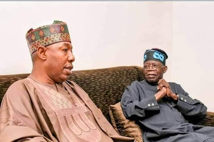 President Tinubu Celebrates Governor Babagana Zulum At 55.