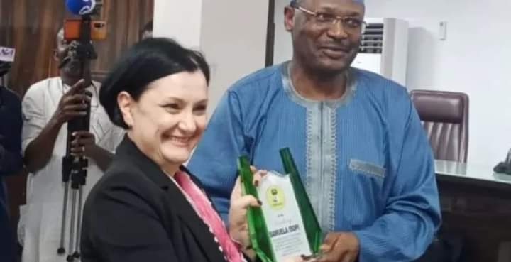 Outgoing EU Ambassador Bids Farewell To Nigeria’s Electoral Commission.