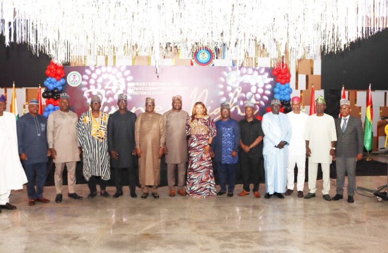 CDS Hosts ECOWAS Chiefs Of Defence Staff To A Dinner Night In Abuja .